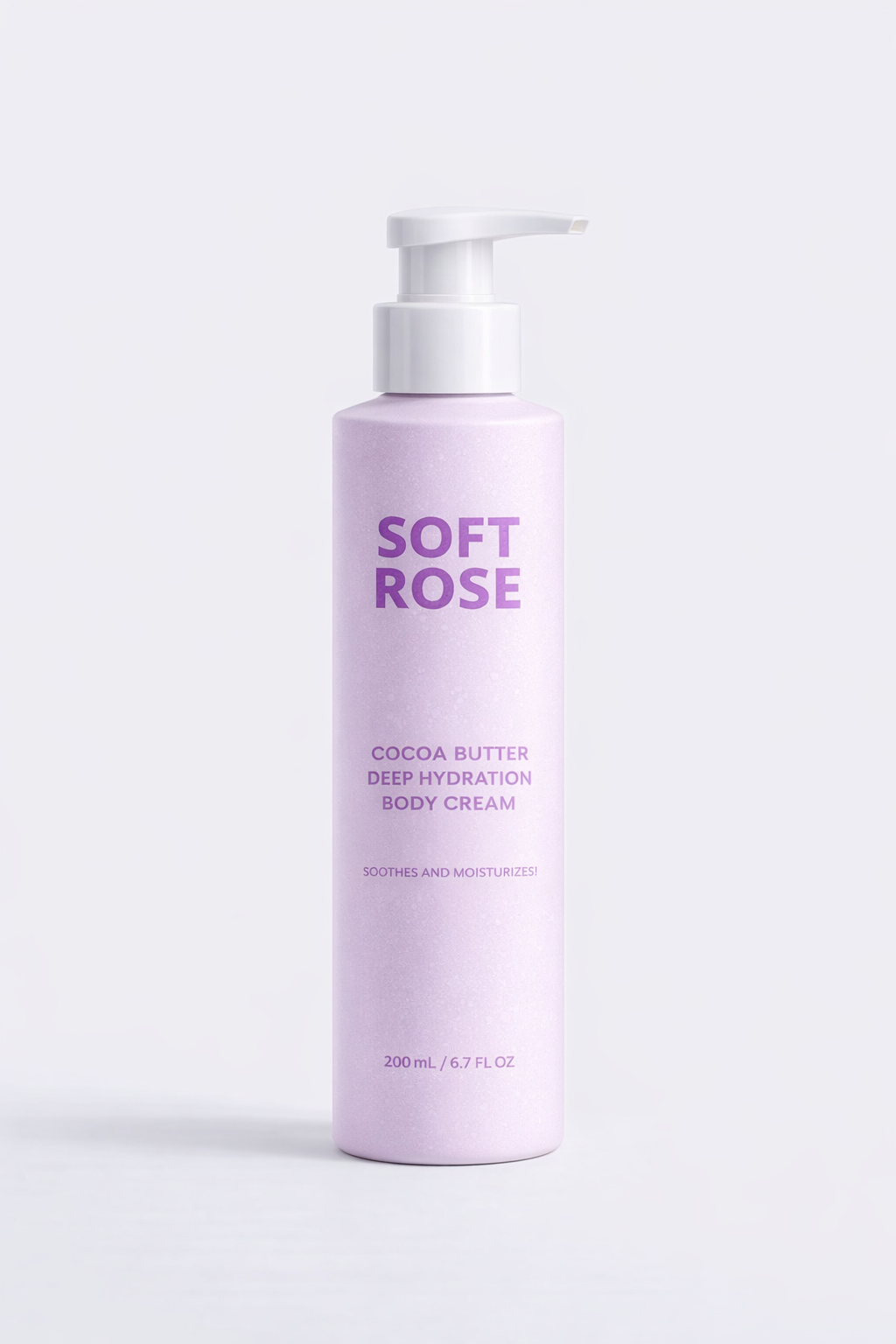 Soft Rose Cocoa Butter Deep Hydration Body Cream For Sensitive Skin