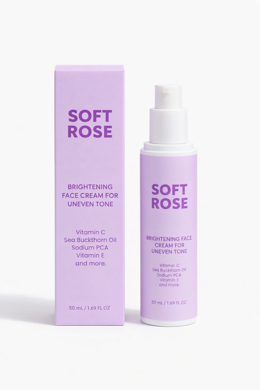 Soft Rose Brightening Face Cream For Uneven Tone