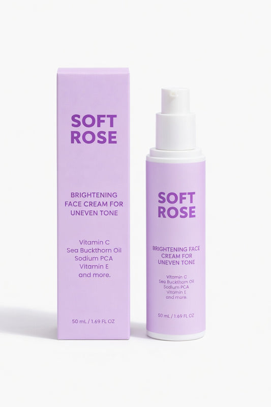 Soft Rose Brightening Face Cream For Uneven Tone